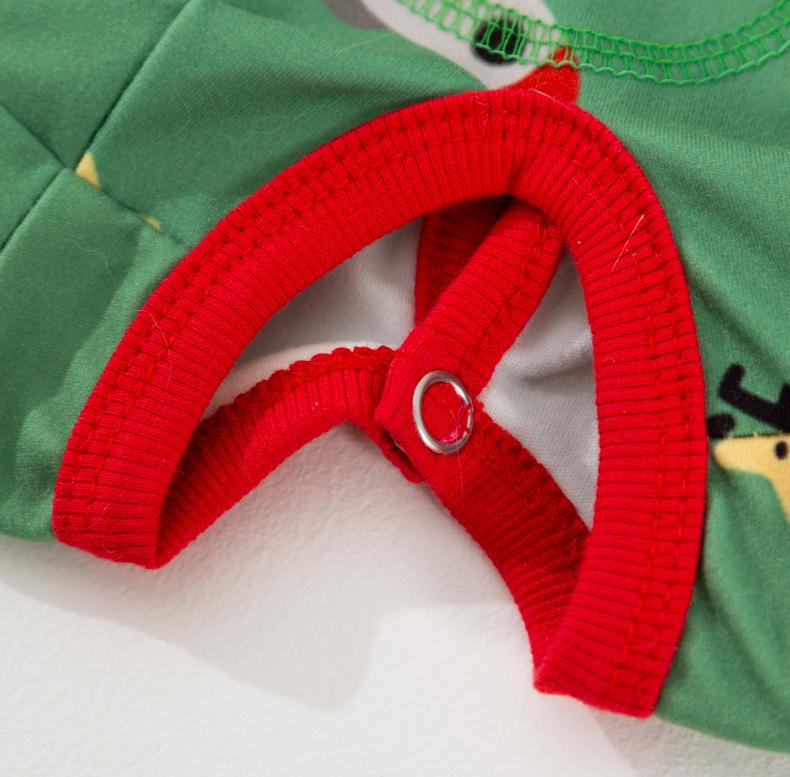 Cartoon space full-printed four-legged tummy jacket; Home clothes for cats and dogs Pet clothes for keeping warm and protecting the belly in autumn and winter