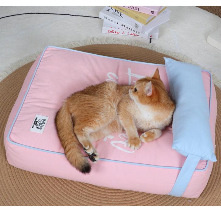 Pet dog bed mat All-season sofa cushion; Detachable and washable; Small and medium-sized dog and cat beds, puppy beds