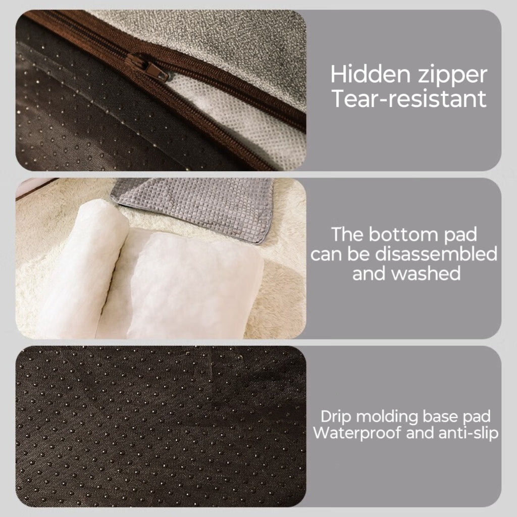 All-season universal large dog sleeping pad, thickened and enlarged, detachable and washable cat and dog pet bed