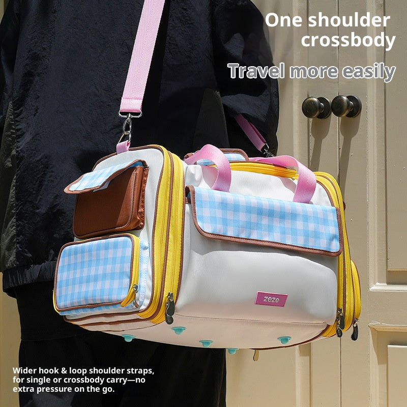 Pet outings bag Expansion pack with large capacity; Four-season universal cat bag, portable special bag for going out; Dog travel bag