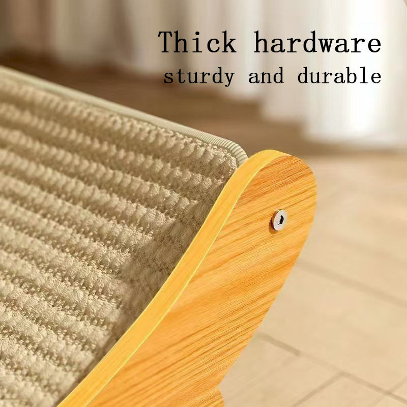 Sisal cat scratch board, wear-resistant and shavings free, large cat claw board, integrated cat nest, anti cat scratch sofa protection, scratch resistant pad
