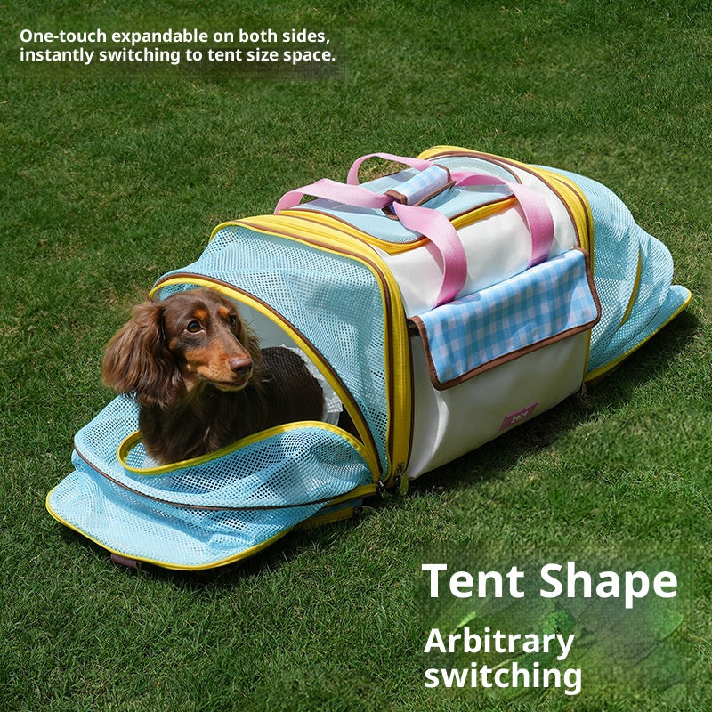 Pet outings bag Expansion pack with large capacity; Four-season universal cat bag, portable special bag for going out; Dog travel bag