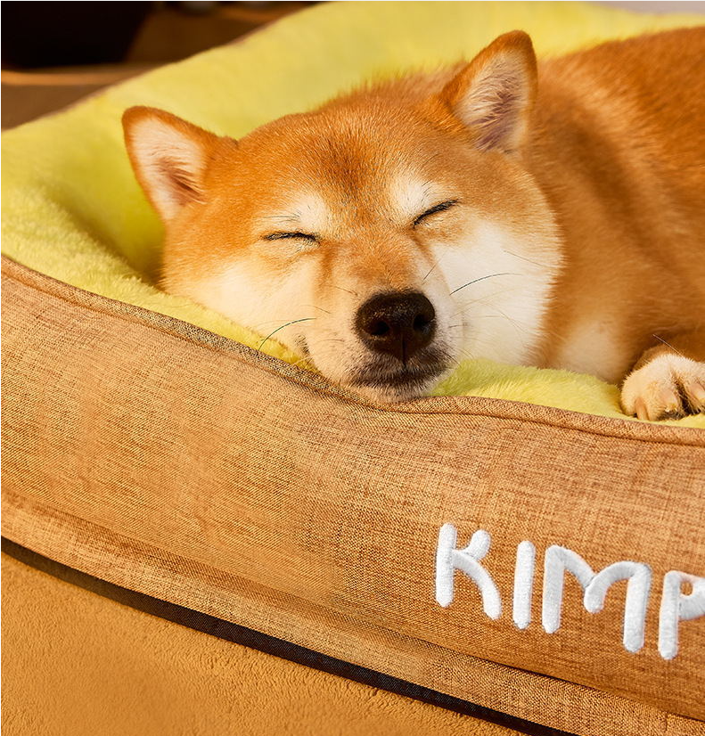 Family cat and dog pet bed, neck guard, warm and comfortable without shedding, suitable for all seasons, detachable and washable. Suitable for small and medium-sized pets