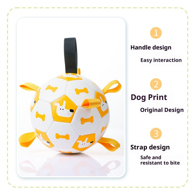 Pet football Outdoor interactive toys for dogs The molars are strong and durable. Pet dog training Dog toys