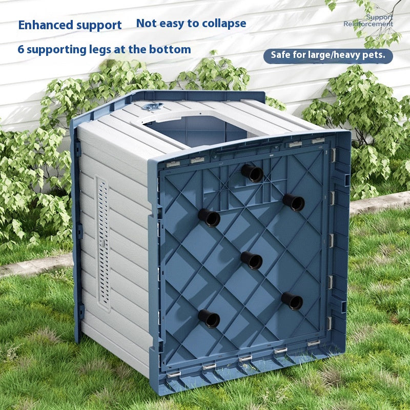 Medium-sized dog in an outdoor kennel Suitable for all seasons; Cold and rain protection; Pet winter dog house villa; Outdoor dog house