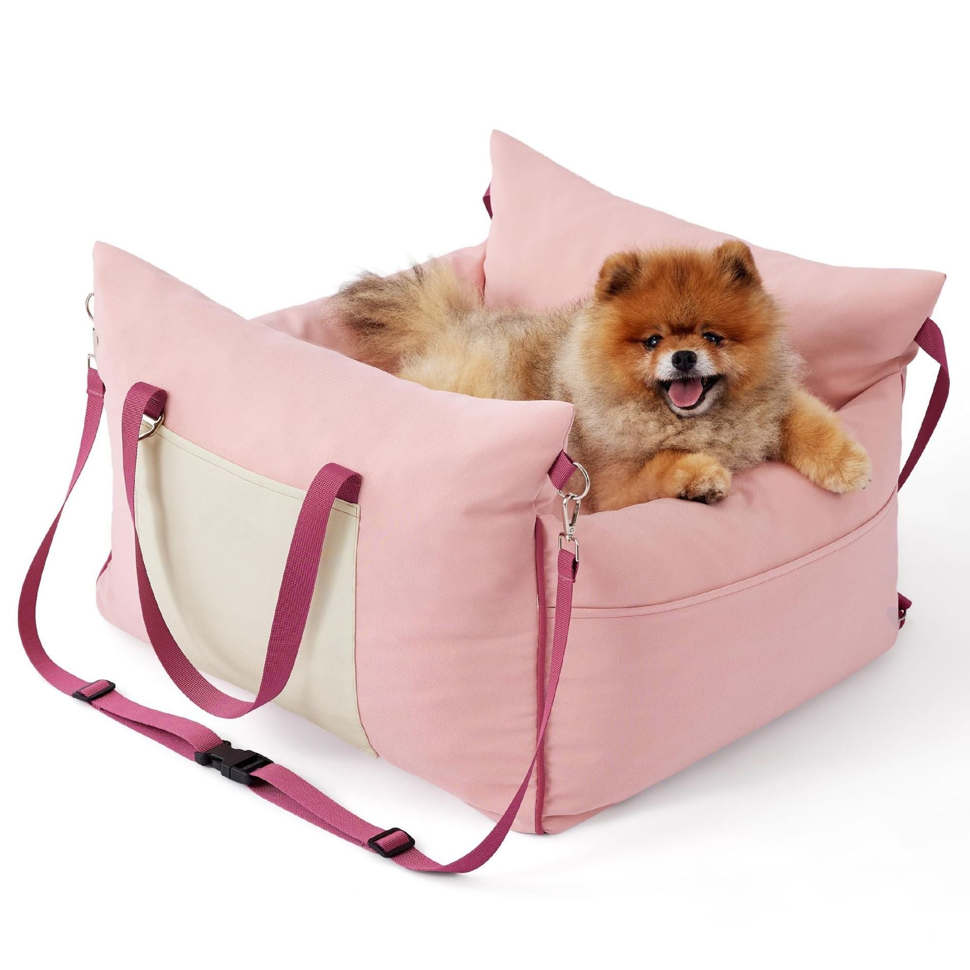 Pet passenger seat, small and medium-sized dog car bed; Multi-functional portable bag Waterproof and washable