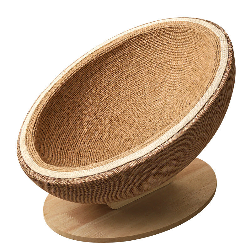 Indoor hemp rope cat scratchers and cat beds integrated. Large-sized cats, scratching cats, ball scratching cats, basin scratching cats toys