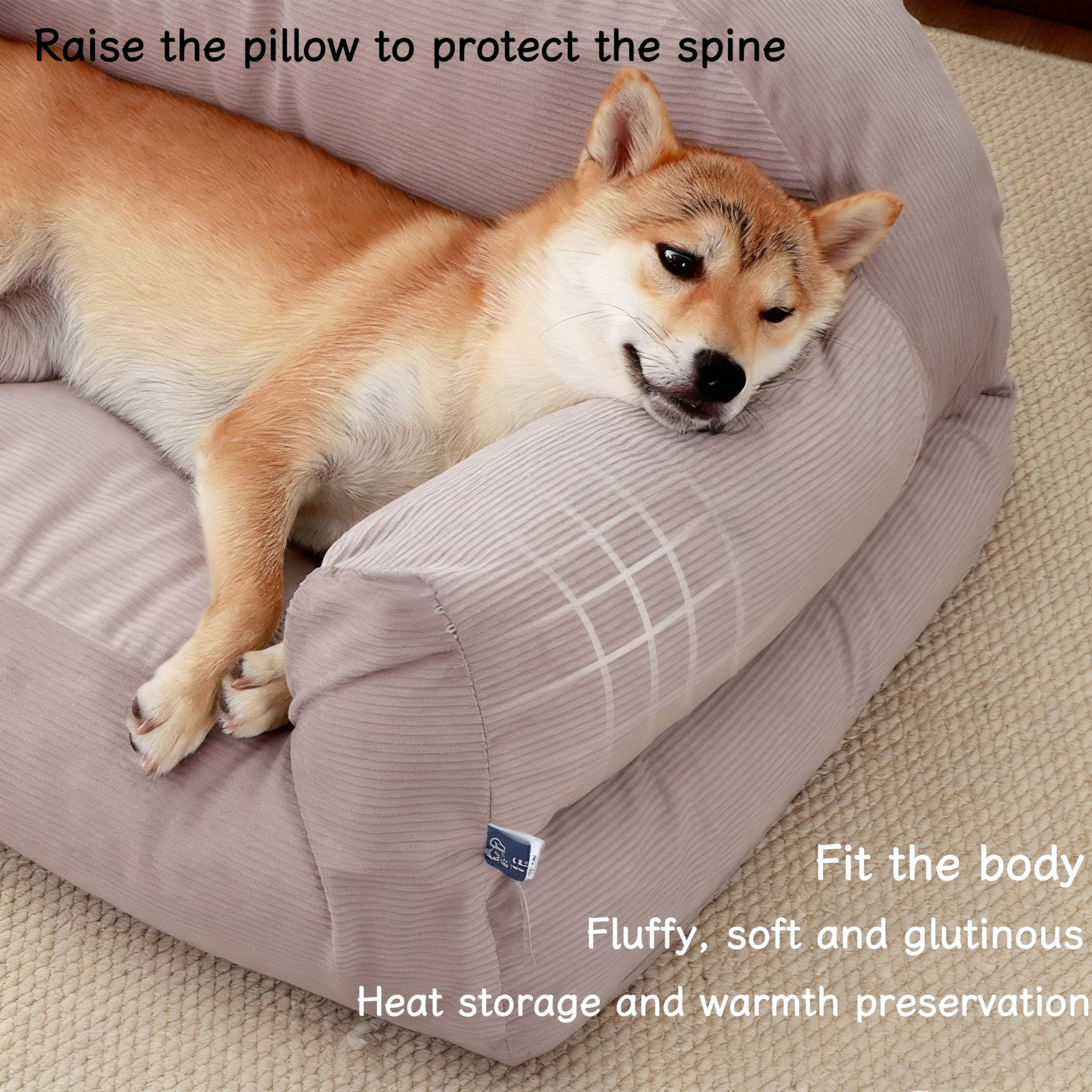 Winter warm pet sofa All-season cat and dog bed; Detachable and washable pet bed; Pet supplies