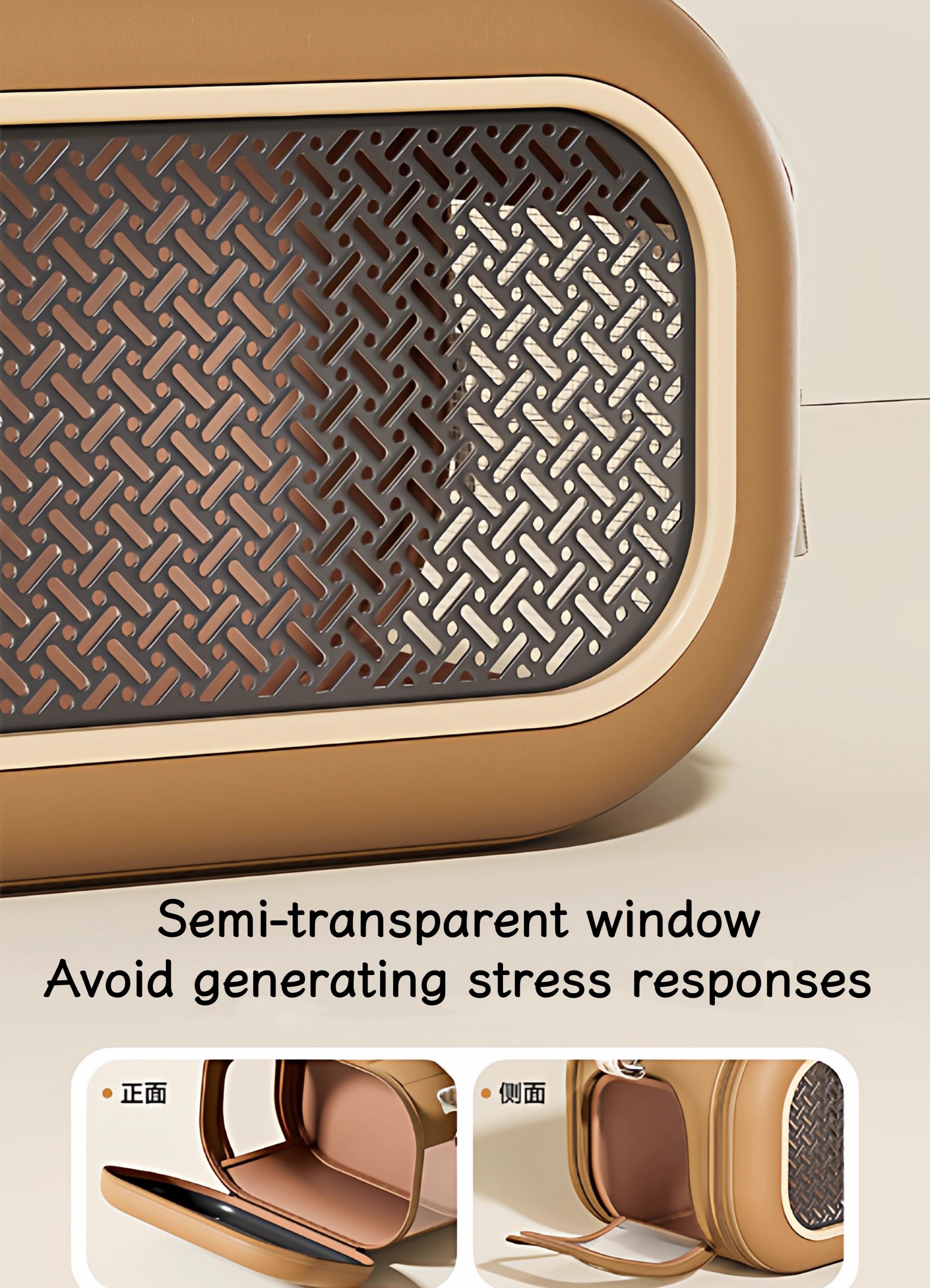 Multi-functional portable pet bag The cat bag is portable for going out. Large-capacity cat hand-held suitcase with pet handle