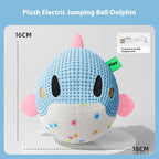 Dog toy electric jumping ball; A pet self-entertainment and boredom relief tool; A sound-grinding teething toy that can withstand biting