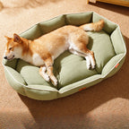 Dog Bed All-Season Pet Bed Non-Slip Pet Mat Medium Dog Yuanbao Shape Dog Mat Dog Bed Pet Mat