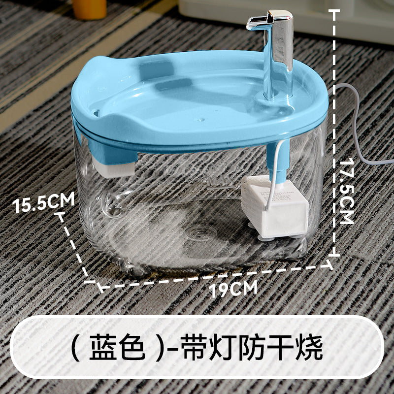 Pet water dispenser ；Water dispensers for cats and dogs ；Automatic circulation of running water; Silent anti-dry-burning water feeder ；Pet supplies