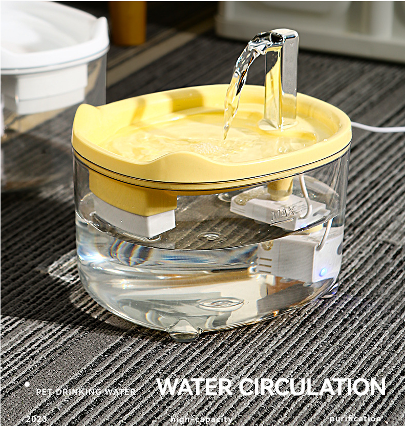 Pet water dispenser ；Water dispensers for cats and dogs ；Automatic circulation of running water; Silent anti-dry-burning water feeder ；Pet supplies