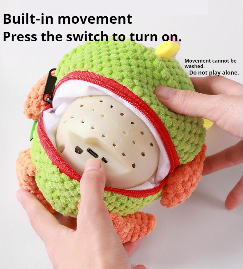 Dog toy electric jumping ball; A pet self-entertainment and boredom relief tool; A sound-grinding teething toy that can withstand biting