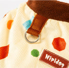 Warm corduroy princess-style cotton-padded jackets and skirts for small and medium-sized dogs in autumn and winter； Cat teddy pet dog clothes
