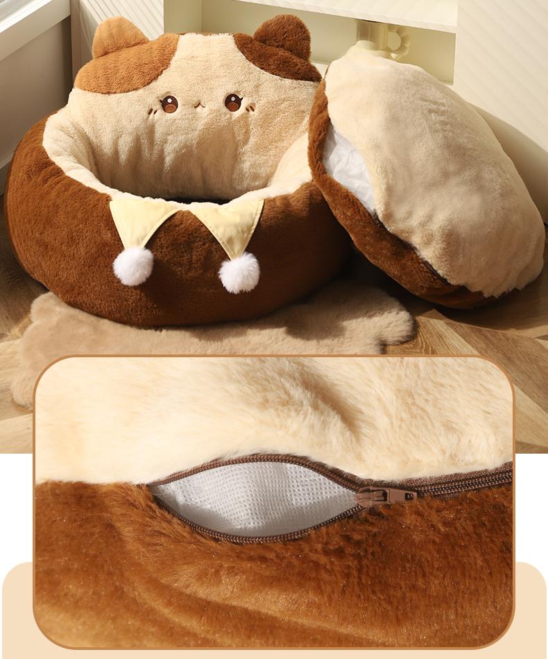 Winter warm cat mat for cat bed Sleeping cat house and dog bed; Suitable for all seasons; Cat sleeping pad Winter cat bed Pet sofa