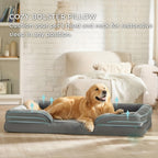 All-season suitable medium and large-sized dog kennels; Removable and washable pet sofa cushions; Dirt-resistant, waterproof and warm in autumn and winter