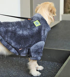 Tie-dyed style dog clothes for autumn and winter; Autumn and winter clothing for large dogs; Fashionable and warm