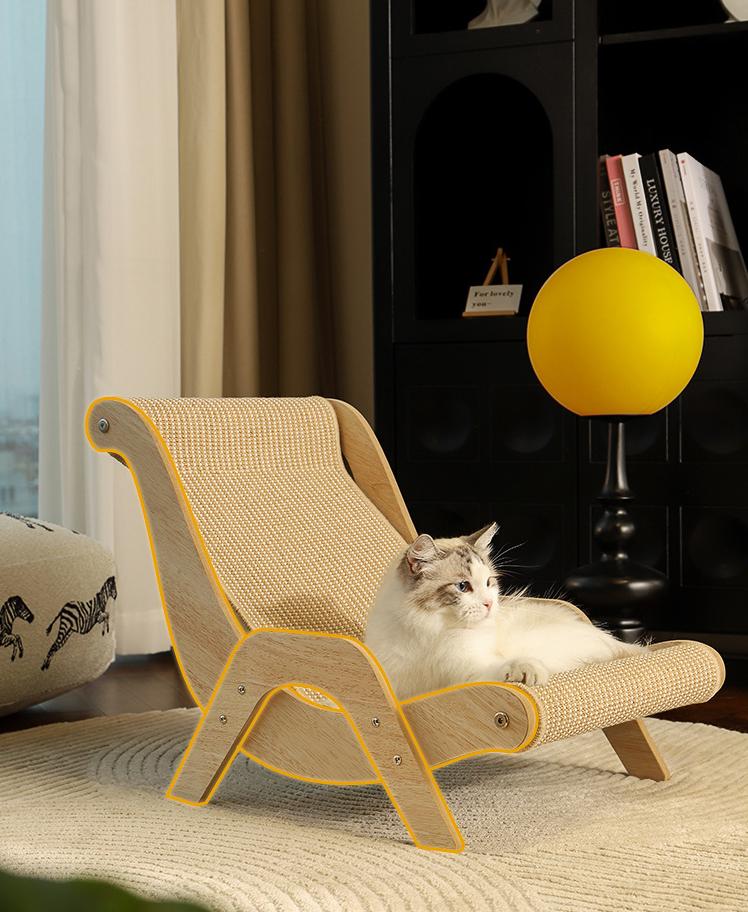 Cat scratch board Cat sofa pet bed; Cat lounge chair Cat toys; Sisal claw grinding pads; Scratch-resistant pet lounge chair
