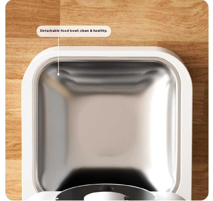 Intelligent pet feeder; Fully automatic feeding machine Moisture-proof integrated cat feeder