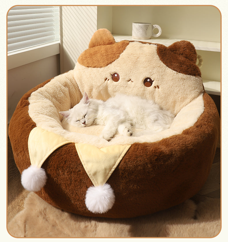 Winter warm cat mat for cat bed Sleeping cat house and dog bed; Suitable for all seasons; Cat sleeping pad Winter cat bed Pet sofa