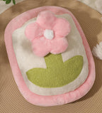 Cloud Flower Cat Bed: Keep the cat bed warm in winter; Semi-enclosed cat sleeping slipper bed; Winter cat bed; All-season dog kennel