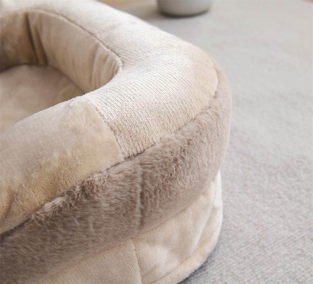 Rabbit fur crystal fleece pet bed; Thickened rabbit hair crystal fleece pet pad; Winter warmth for cat beds and dog beds; Pet supplies mat; Pet sofa