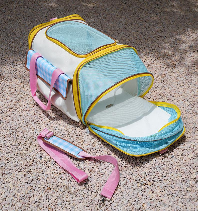 Pet outings bag Expansion pack with large capacity; Four-season universal cat bag, portable special bag for going out; Dog travel bag