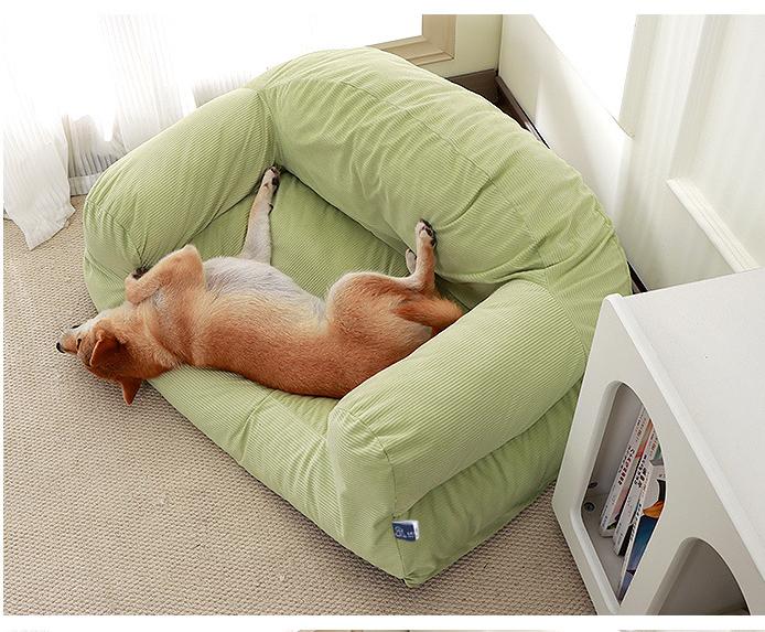 Winter warm pet sofa All-season cat and dog bed; Detachable and washable pet bed; Pet supplies