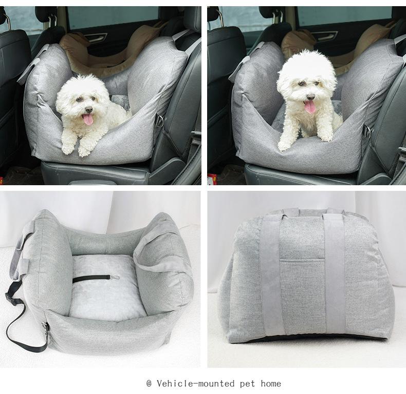 Travel Safety Puppy Dog Car Seat Bed, Available all year round; Suitable for small and medium-sized dogs