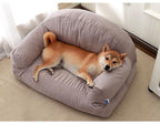 Winter warm pet sofa All-season cat and dog bed; Detachable and washable pet bed; Pet supplies