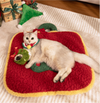 Christmas MATS for pet cats and dogs The pet mat is thickened for warmth. Dog bed, cat bed, Christmas pet bed
