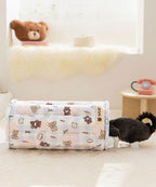 Dual-purpose tunnel mat cat bed cat mat; Play and sleep integrated cat bed Pet supplies