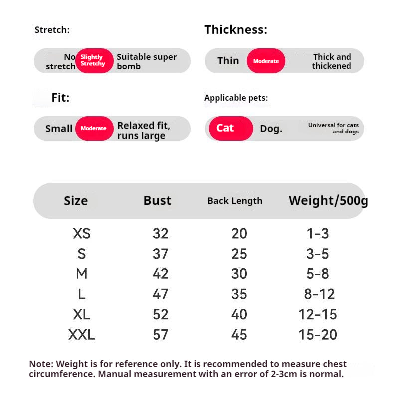 Cartoon space full-printed four-legged tummy jacket; Home clothes for cats and dogs Pet clothes for keeping warm and protecting the belly in autumn and winter