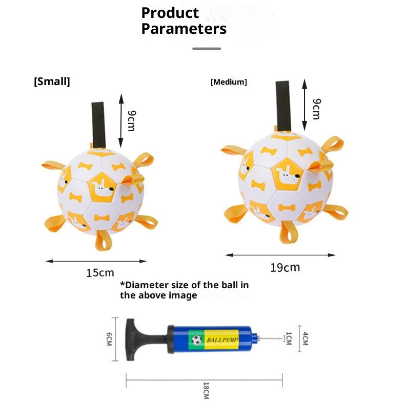 Pet football Outdoor interactive toys for dogs The molars are strong and durable. Pet dog training Dog toys