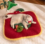 Christmas MATS for pet cats and dogs The pet mat is thickened for warmth. Dog bed, cat bed, Christmas pet bed