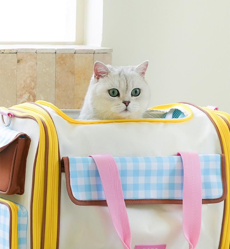 Pet outings bag Expansion pack with large capacity; Four-season universal cat bag, portable special bag for going out; Dog travel bag