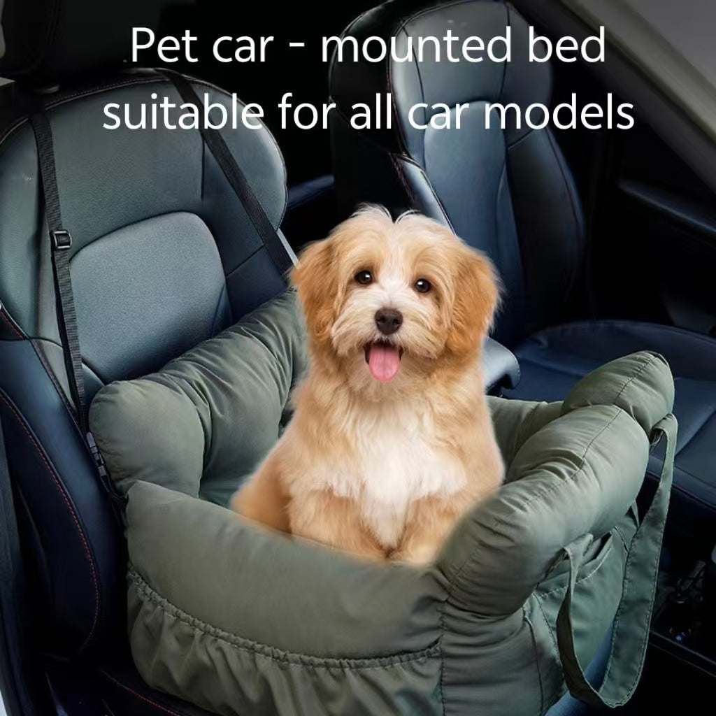 Hot-selling car-mounted pet bed for small dogs and cats. It prevents dirt and scratches, protects pets, is thickened for safety, and functions as a portable car-mounted pet bag.