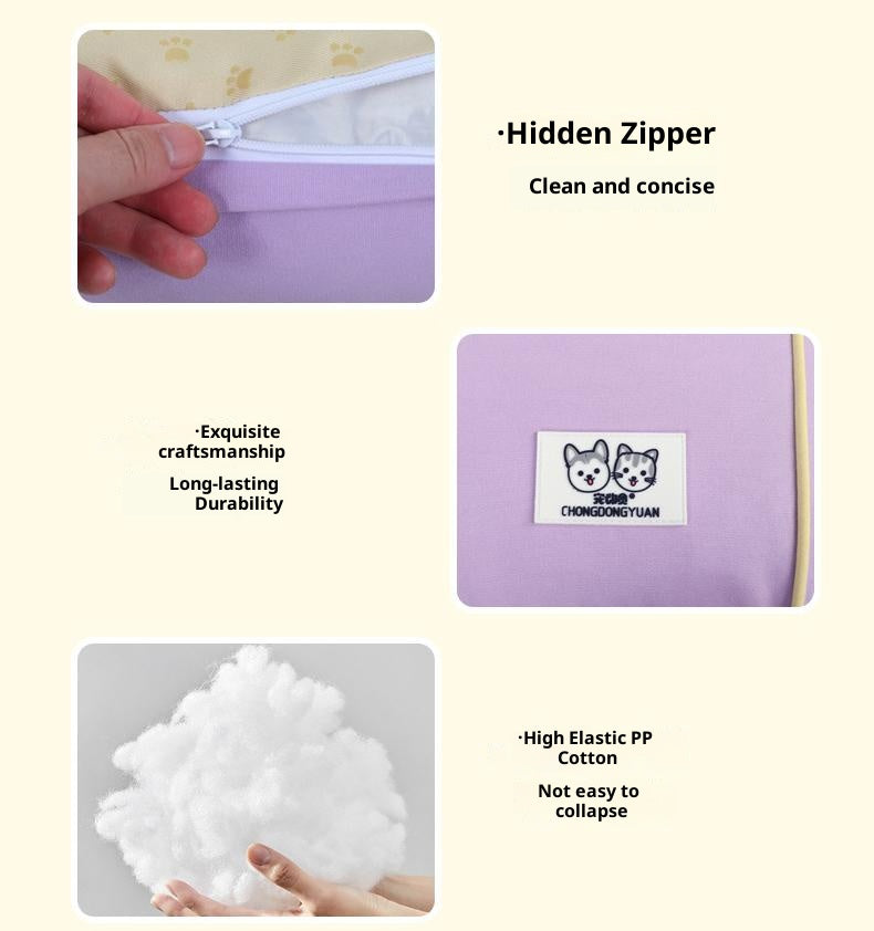 Pet dog bed mat All-season sofa cushion; Detachable and washable; Small and medium-sized dog and cat beds, puppy beds