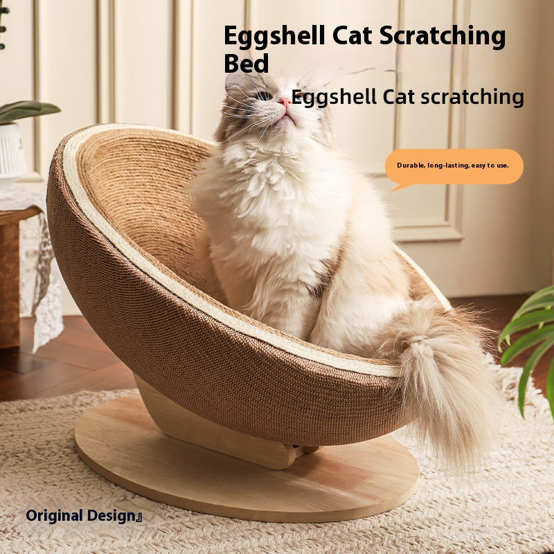 Indoor hemp rope cat scratchers and cat beds integrated. Large-sized cats, scratching cats, ball scratching cats, basin scratching cats toys