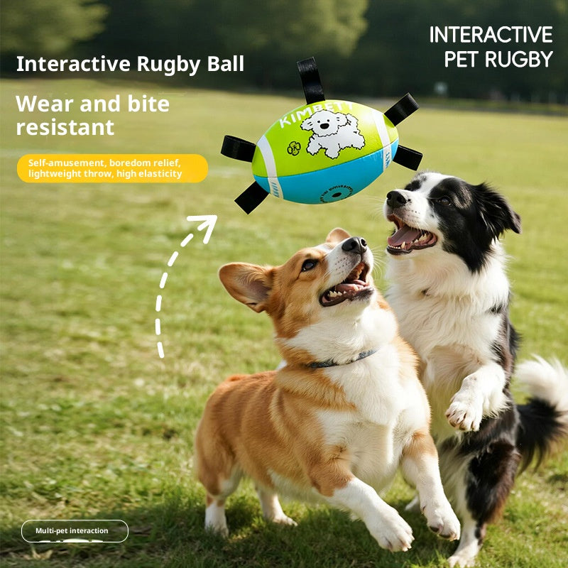 Outdoor dog toy rugby ball Outdoor toys for pets to enjoy themselves Specialized dog rugby for training