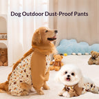 Pet dog dust-proof clothing for going out, full coverage on all four legs, waterproof and stain-resistant, comfortable and unrestrained. For large dogs