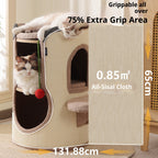 Cat bed, cat climbing frame and cat tree integrated. Sisal bucket cat house cat bed Cat toy cat bucket