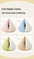 Cat Bed Cat Blanket Sleeping Bag Winter Warm Cat Pocket Winter Sleeping Nest Enclosed Pet Bed