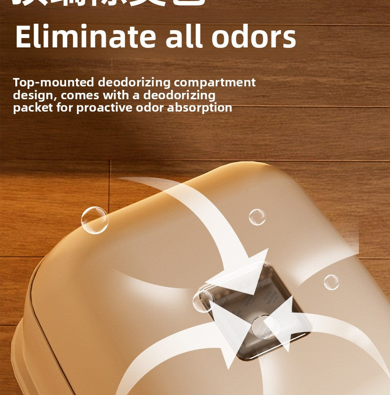 Extra Large Cat Litter Box Fully Enclosed Extra Large Odor-Isolating Easy-to-Clean Cat Toilet Pet Supplies