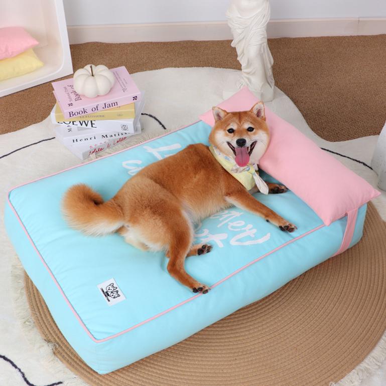 Pet dog bed mat All-season sofa cushion; Detachable and washable; Small and medium-sized dog and cat beds, puppy beds