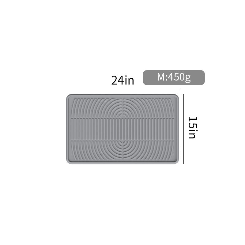 Pet silicone cat litter pad; Pet pad silicone cat litter pad; The cat is rubbing its feet on the mat. Leak-proof cat litter pad Easy-to-clean pet waterproof pad