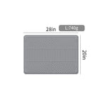 Pet silicone cat litter pad; Pet pad silicone cat litter pad; The cat is rubbing its feet on the mat. Leak-proof cat litter pad Easy-to-clean pet waterproof pad