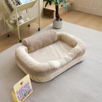 Rabbit fur crystal fleece pet bed; Thickened rabbit hair crystal fleece pet pad; Winter warmth for cat beds and dog beds; Pet supplies mat; Pet sofa