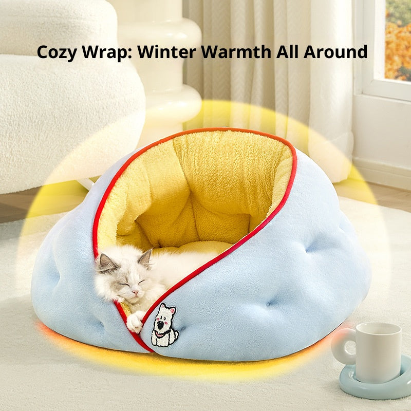 Semi-enclosed InS-style pet bed; Cats sleep in cat beds. All-season pet bed; Dog mat sofa, princess bed, cat bed